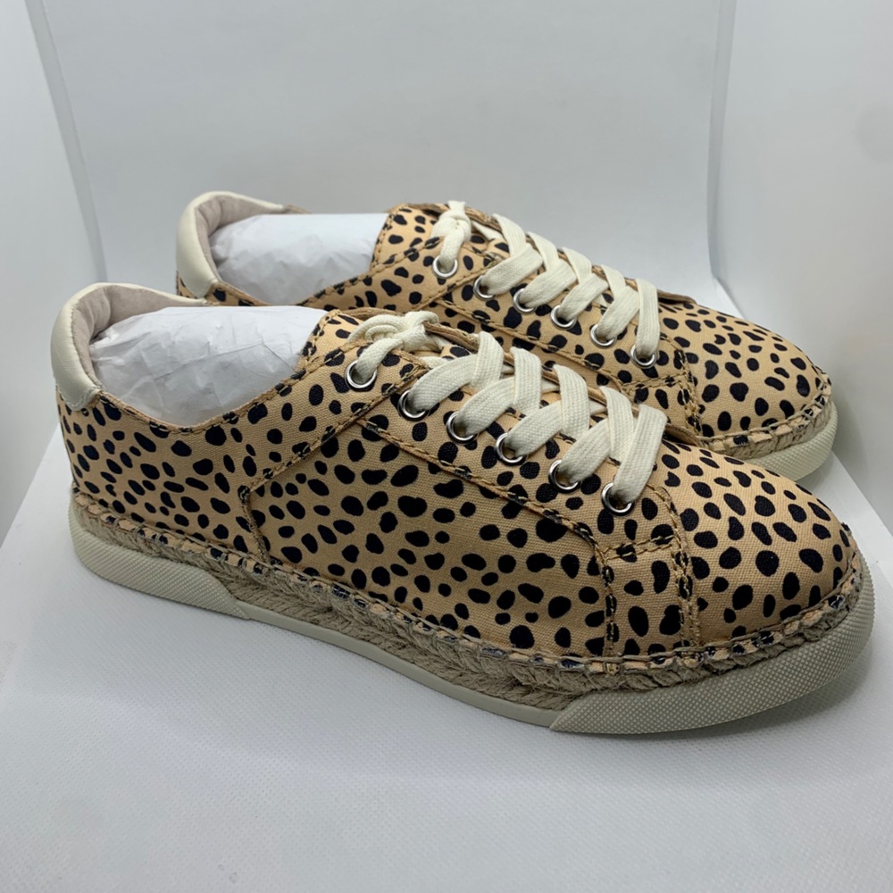 Leopard Canvas Sneakers
